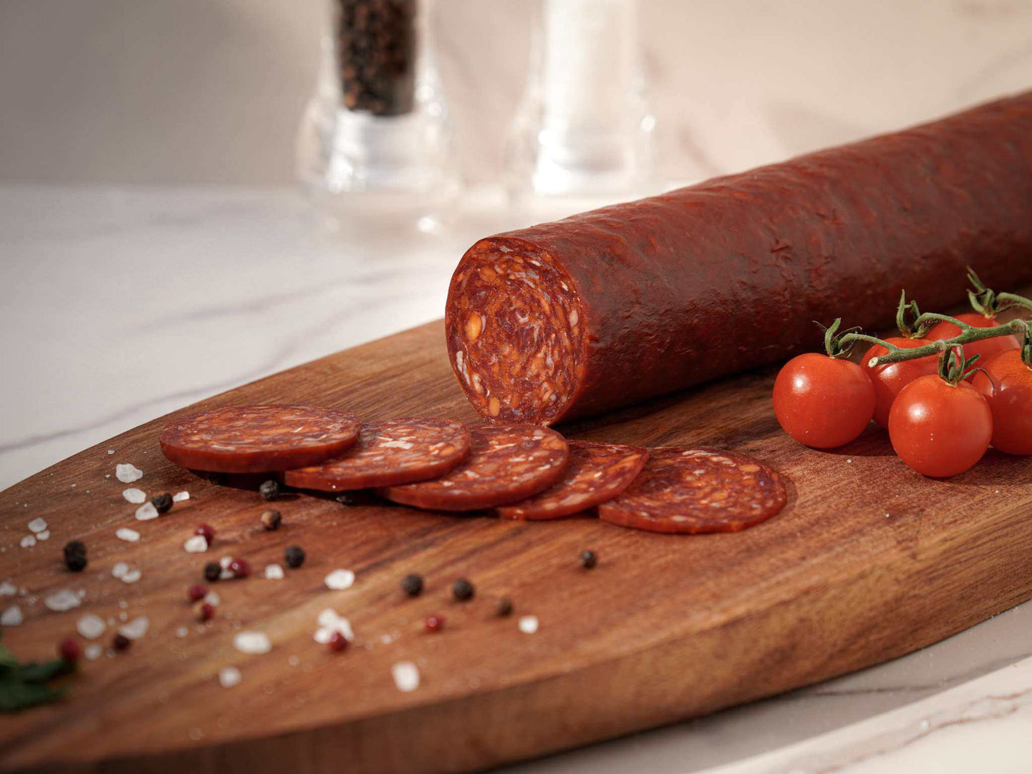 Begovski Goveđi Kulen hausgemachter traditioneller Halal Rindfleisch Wurst 450g