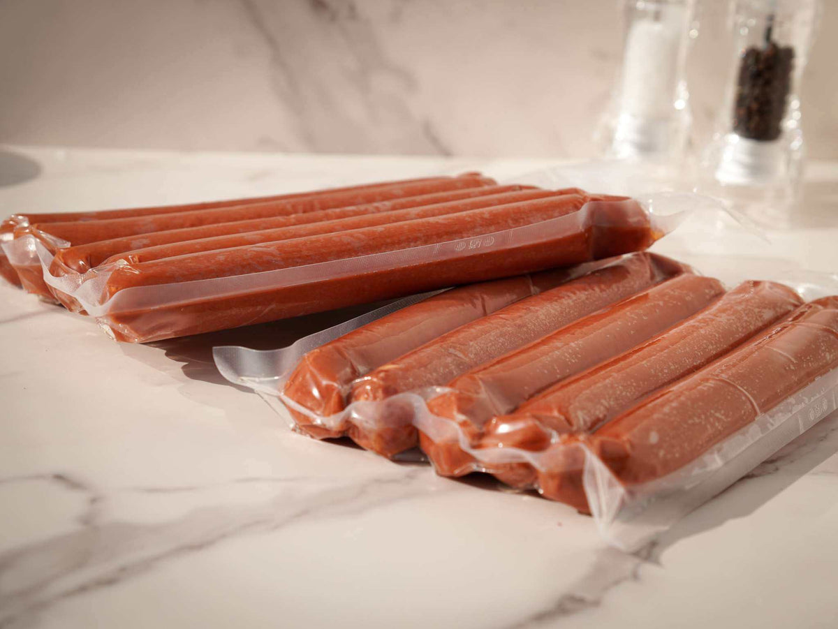 Scharfe Amidzina Rostiljska Kobasica Halal Rindswurst 500g