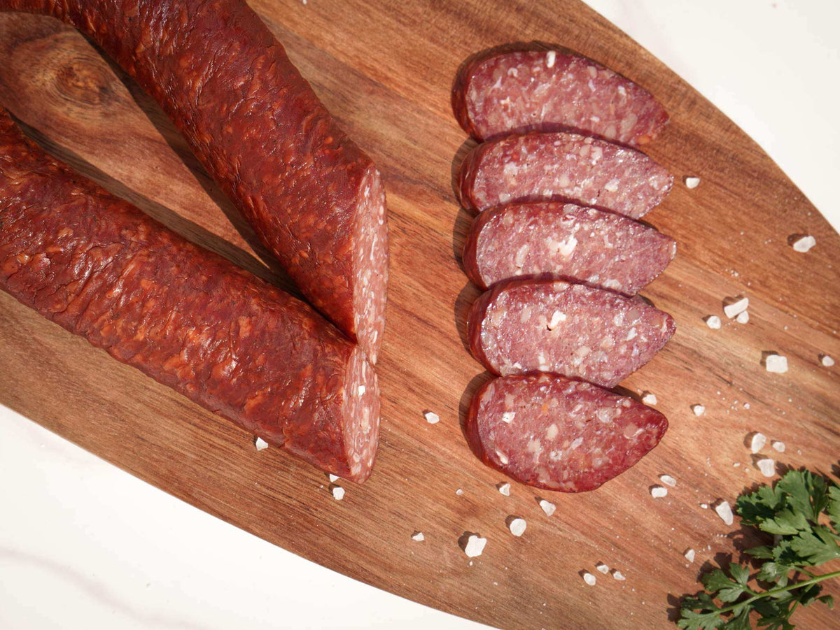 bosanski sudžuk traditionelle rohe rinderwurst 400gr