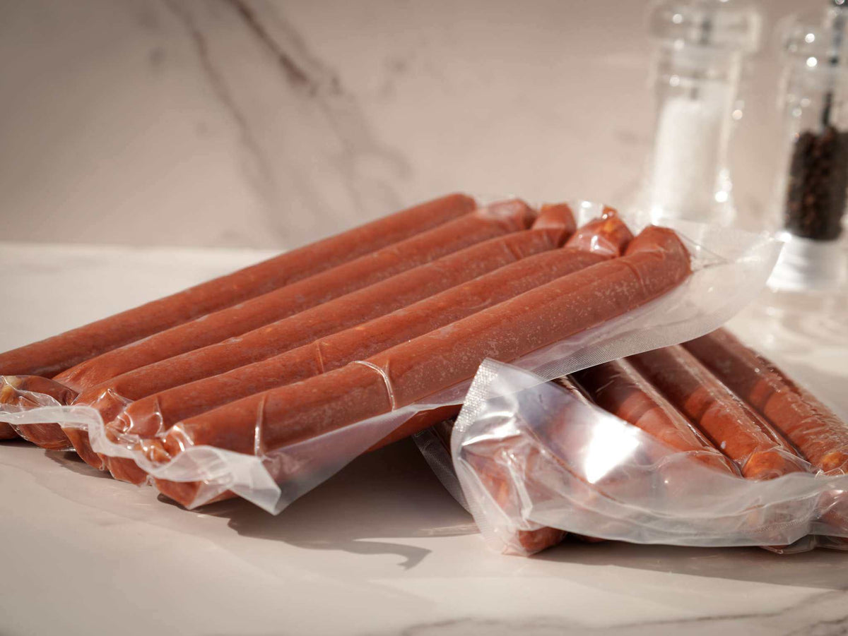 Halal Amidzina Rostiljska Kobasica mit Käse gegrillt