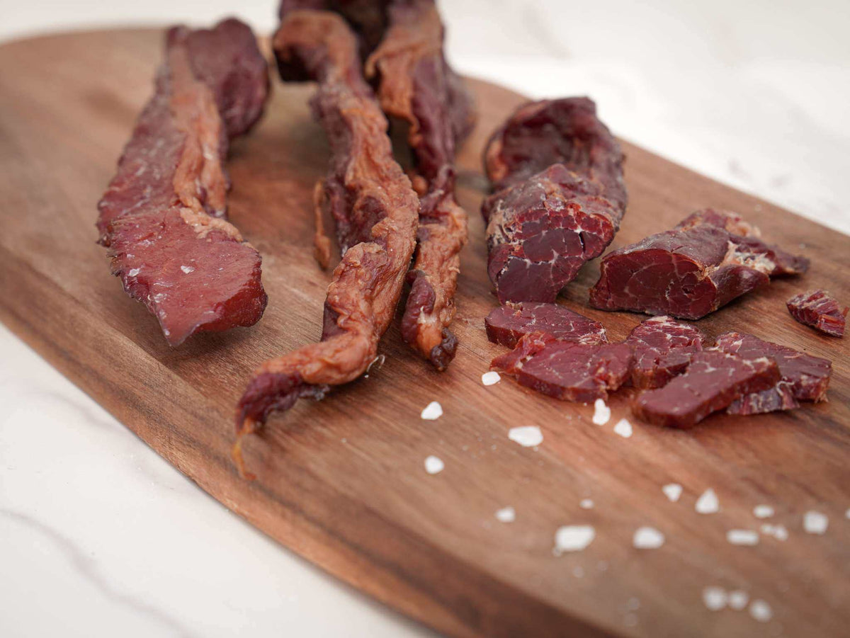 Suho Meso Sticks herzhafte geräucherte Rindfleisch-Snacks aus dem Balkan